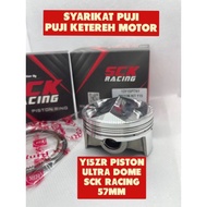 Y15ZR/LC135 PISTON FORGED 57MM ULTRA DOME SCK RACING