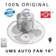【READY STOCK)】[LIMITED OFFER] UMS/KHIND AUTO FAN 16” (360 DEGREE) KIPAS SILING AUTO UMS 16”/18”