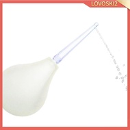 [Lovoski2] Durable Men Women Enema Bulb Clean Anal Silicone Douche w/ Nozzle Set 224ml