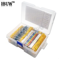 130 Values 1/4W 1/6W 1/2W 1W 2W 1% Metal Film Resistors Assorted Pack Kit Set Lot Resistors Assortme