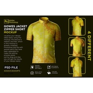 Cycling Zipper Jacket Mockup | Mockup Tshirt High Quality Photoshop