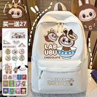 Bubble Mart Labubu Backpack Large Capacity School Bags For Girls