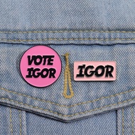 Rapper Tyler Gregory Brooch Vote Igor Pin Enamel Enamel Music Metal Badge Clothing Accessories Jewelry Gift