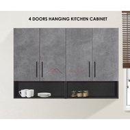 Marble Black Hanging Kitchen Cabinet / Wall Cabinet / Kabinet Dapur / Almari Dapur / Storage Cabinet