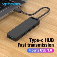 【COD】Vention USB C HUB USB 3.0 HUB 4 cổng được cấp nguồn Loại C Bộ chia USB Thunderbolt 3 HUB DOCK U