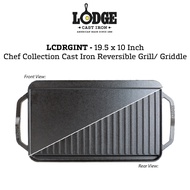LCDRGINT - Lodge Chef Collection Seasoned Cast Iron Reversible Grill/ Griddle (19.5 x 10 inch), Made