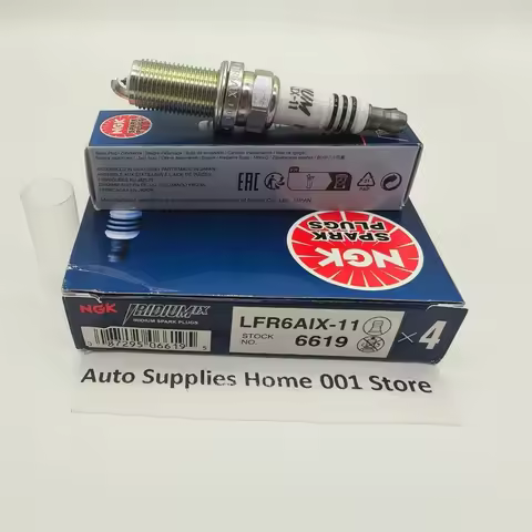 4/6Pcs Original NGK Spark Plug LFR6AIX-11 6619 For Toyota Prado Coaster Volvo V70 Lexus GX400 IS300 