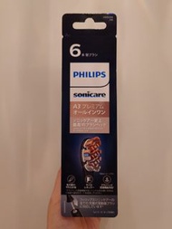 [日本直送] PHILIPS 飛利浦 Sonicare A3電動牙刷頭 黑色 1 pack 6支