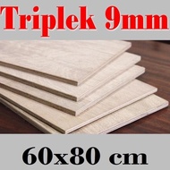 Triplek 9mm 60x80 cm Custom Multiplek Plywood 9mm