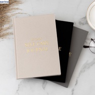 SERINA Gratitude Journal, A5 Cloth Cover Five-minute Journal, Daily Gratitude Questions Gratitude Di