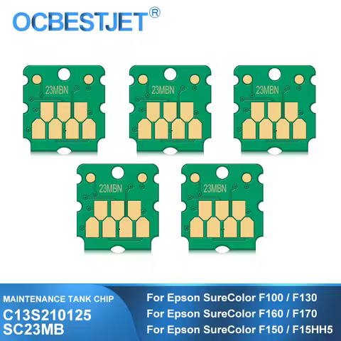 F170 C13S210125 S2101 SC23MB Maintenance Tank Chip For Epson SureColor F100 F130 F160 SC-F100 SC-F13