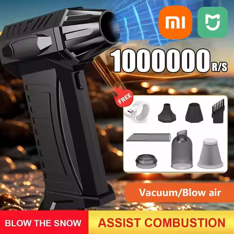 Xiaomi 100000RPM Brushless Turbo Jet Blower Dry 10000mAh Fast Charging Duct Fan Thrust Fast Charge D