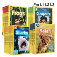 National Geographic Kids Level 1,2,3,Pre-reader