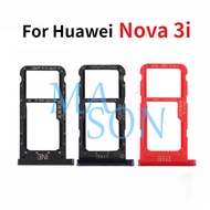 For Huawei Nova 3i Sim Card Tray Slot Holder Card Holder Reader SD Slot Adapter Replacement Parts