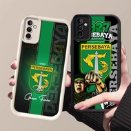 DK-76 Persebaya Silicone Casing black and white for OPPO Realme C73 14T 2025 14 A5 C71 A5X 14X 5G 4G