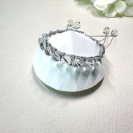 白水晶 Clear Quartz 繩結手鏈