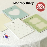 Luminary 2026 Korean Monthly Planner (Nov 2025–Dec 2026) | 14-Month Dated Monthly Diary | B6 PVC Cov