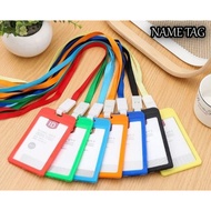 GANTUNGAN NAME CARD HOLDER / NAME TAG / LANYARD ID CARD HOLDER