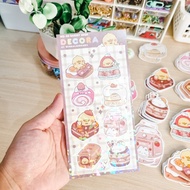 Bakery Shop Decora Series | WindaLeeDraws Deco Planner Holographic Waterproof Sticker