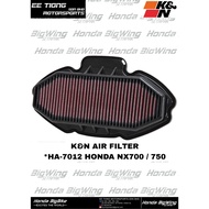 K&N AIR FILTER *HA-7012 FOR HONDA NX700 / 750 LAST STOCK OFFER PROMOSI CLEAR STOCK
