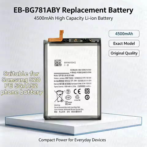 For Samsung A52 EB-BG781ABY Battery For Samsung GALAXY S20 FE 5G A52 G780F Battery