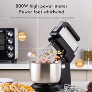 YQ21 Planetary Mixer Stand Mixer 2 in 1 Food Processors Hand Mixer Electric Mixer with Bowl Kitchen Blender Dough Mixer