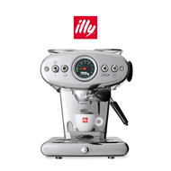 ILLY เครื่องชงกาแฟเอสเพรสโซ่ illy X1 Anniversary สำหรับ e.s.e พ็อด และ กาแฟคั่วบด (สีเงิน)