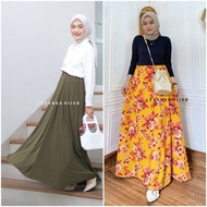 Rok Jersey Payung Jumbo S Bahan Korea - Rj