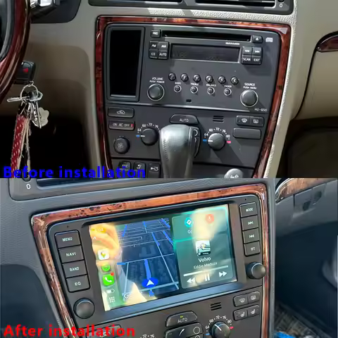 CHSTEK For Volvo XC70 S60 V70 S40 V40 2005-2009 Car Radio Carplay Android 13 Navigation Bluetooth WI