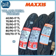 [MAXXIS] TAYAR VOLANS PRESA DOLPHIN 80/90-17 70/90-17 60/80-17 70/80 -17 80/80-17 100/70-17 NEW TAYA