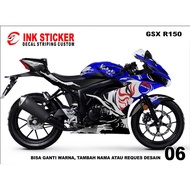 SUZUKI GSX 150R 06 Fullbody Decal Sticker, Decal GSX 150SUZUKI