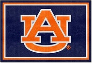 NCAA Auburn University 5 x 8 Rug, 60" x 92"/Small, Black
