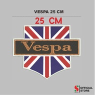 SPORT-847 VESPA PATCH 25 CM COMPUTER EMBROIDERY LOGO/ EMBLEM BADGE