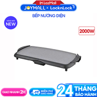 Bếp Nướng Điện LocknLock Electric Grill Pan EJG262BLK 2000W Hàng Chính Hãng Có Tay Cầm - JoyMall