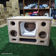 ตู้งานดิบแบนพาส 6.5 นิ้ว ขนาดช่องเพลท 25x5 cm กลาง3นิ้ว แหลม2นิ้ว