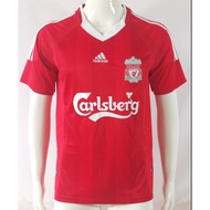 2008-10 Liverpool Home Vintage Short Sleeve Jersey S-XXL Men's Jersey Quick Dry Sports Soccer Shirt AAA