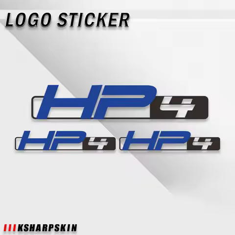 HP4 Logo sign stickers Motorcycle Fuel Tank helmet Boxes Cases Reflective MOTO Sticker Decal For BMW