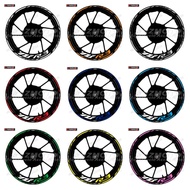 For YZF R3 motorcycle wheel logo decal decoration 17 inch wheel frame YZF-R3 wheel rim reflective wa