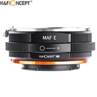 K&F CONCEPT MAF-E Sony Alpha A Mount and Minolta AF lens to NEX E FE mount Camera Adapter Ring for A