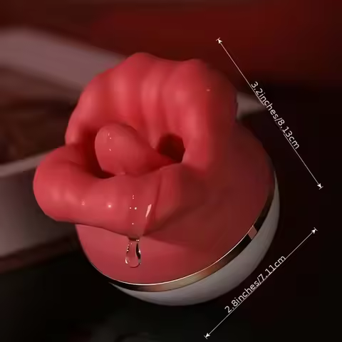 1pc Rose Red Lips Vibrator Vagina Tongue Clitoral Stimulator g-spot Massager Female Masturbator Adul