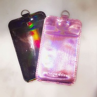Hologram Pink / Black Deluxe Ezlink Cardholder