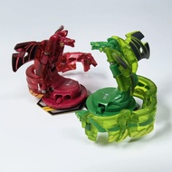 SEGA BGR Bakugan Geogan Rising Viperagon Transformable Action Figure - Pyrus Red & Ventus Green Vari