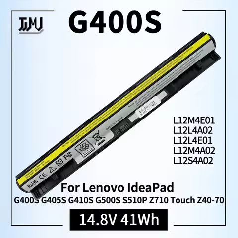 L12M4E01 Laptop Battery for Lenovo L12L4A02 L12M4A02 L12S4E01 IdeaPad G400S G405S G500S G510S S410P