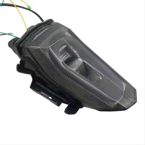 N27R Motorcycle Rear LED Dynamic Brake Light Taillight for Yamaha R15 V3 2017-2022 V4 R15M 2023+ Tur