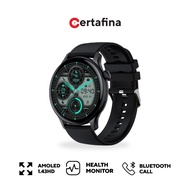Certafina NFC Access 1.43 Inch AMOLED HK85 Smart Watch Sports World Clock Calculator Bluetooth Call 