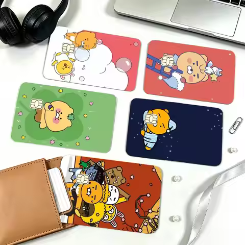K-Kakao F-Friends Credit Card HD Stickers Small Chip Waterproof Sticker Game Card Decal Gift