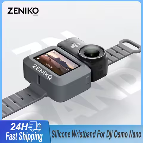 Zeniko Hand Wrist Band Silicone Strap For DJI Osmo Nano Protective Case Wristband For DJI Osmo Nano 