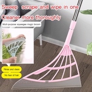Multi-purpose squeegee magic broom