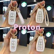 Proton X90 X50 X70 key cover cute 2023 2022 2021 PROTON key case keychain Accessories key fob chain Accessori Keyless Remote button protector keyholder car key Casing 宝腾 x50 x70 x90车钥匙套 车钥匙壳 汽车钥匙扣 Key shell Accessory keyring bag