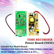 TIME RECORDER POWER BOARD / PUNCH CARD MACHINE POWER BOARD / MESIN PUNCH CARD POWER BOARD/PUNCH CARD